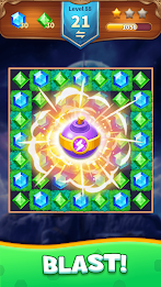 Jewels Adventure Match Blast Screenshot 1