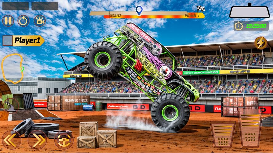 Monster Truck: Derby Games स्क्रीनशॉट 2