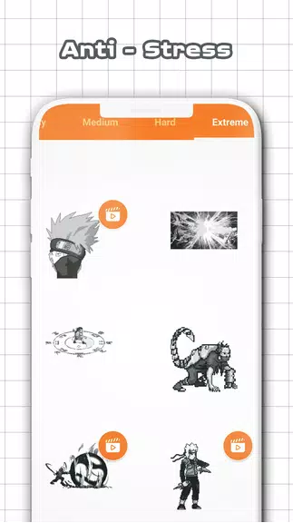 Color by Number - Naruto Sandbox Ninja Pixel スクリーンショット 4