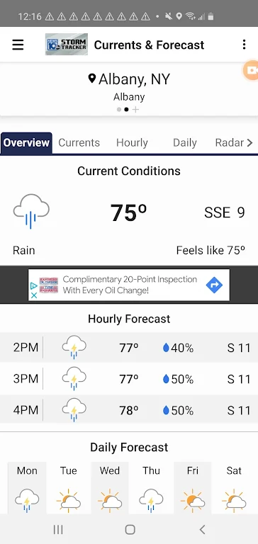 WTEN Storm Tracker - NEWS10 स्क्रीनशॉट 2