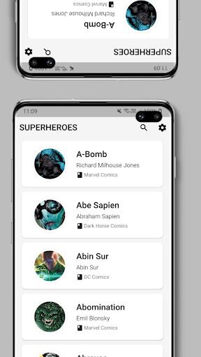 Superheroes Captura de pantalla 2