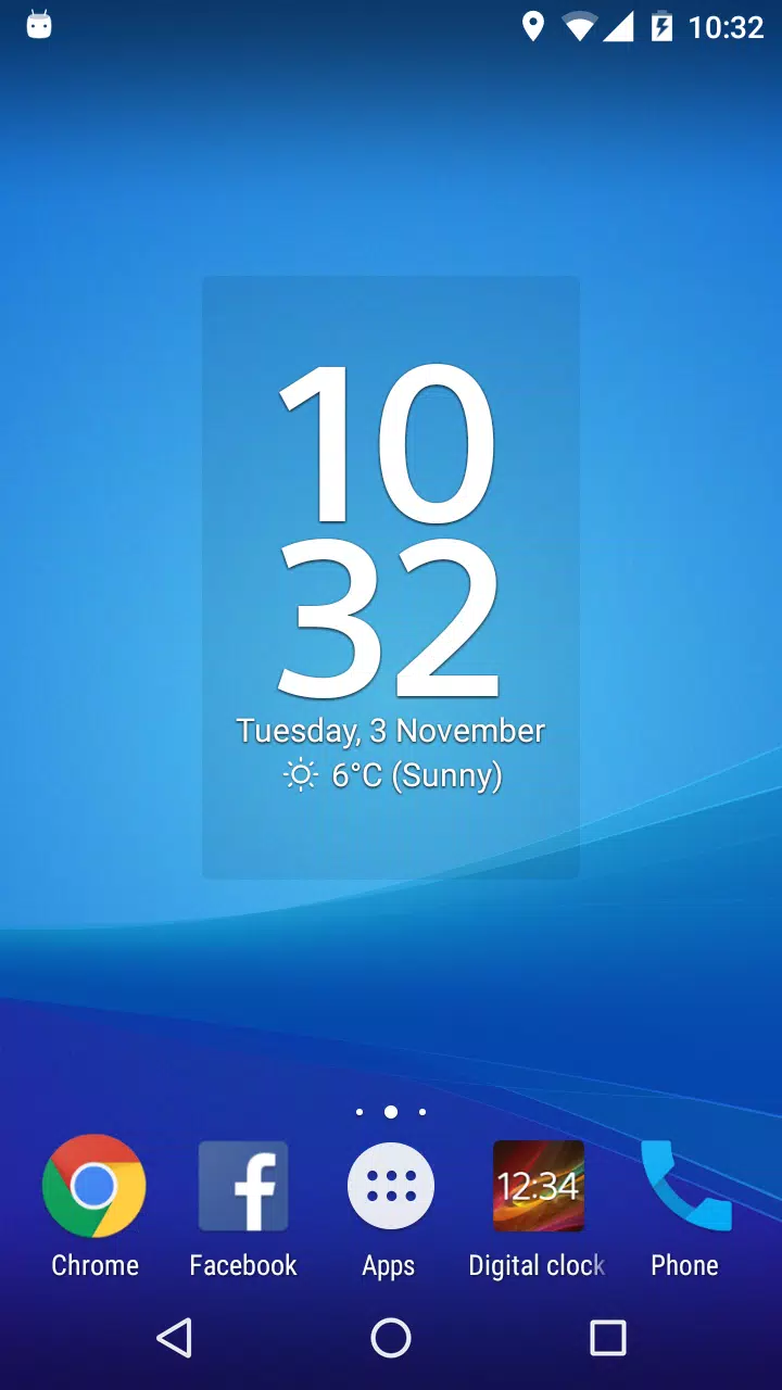 Digital Clock & Weather Widget স্ক্রিনশট 3