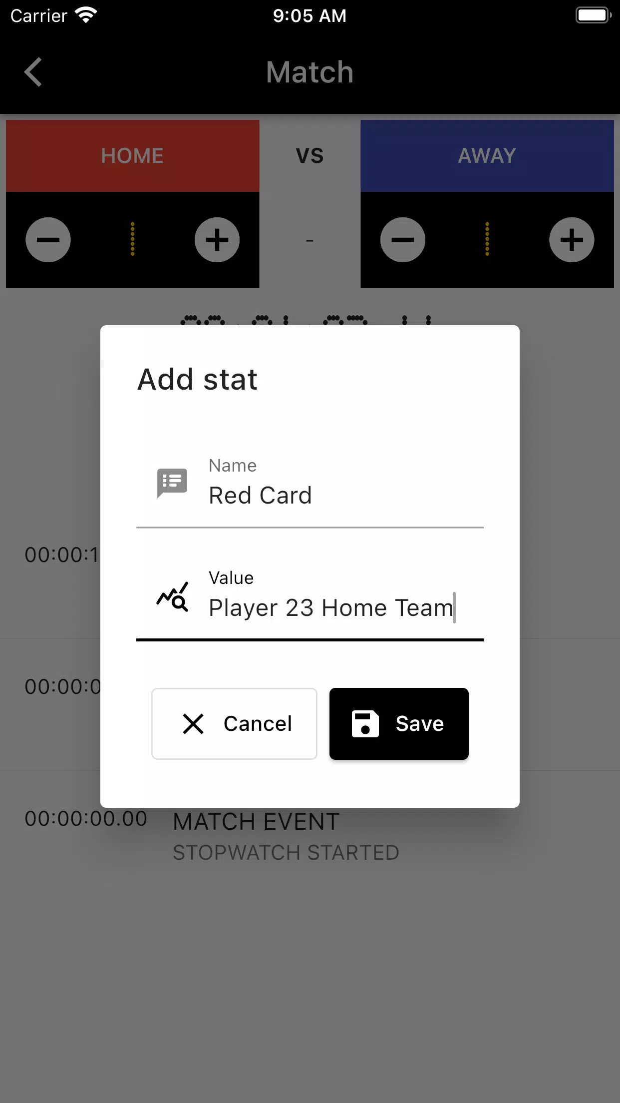 Match Scoreboard Tangkapan skrin 3