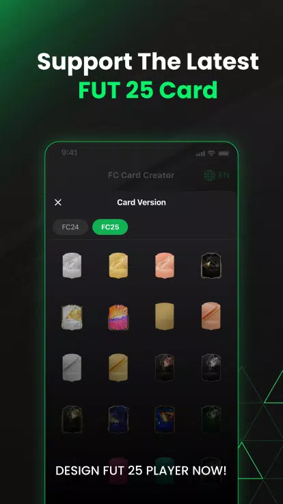FUT 25 Card Creator 스크린샷 4