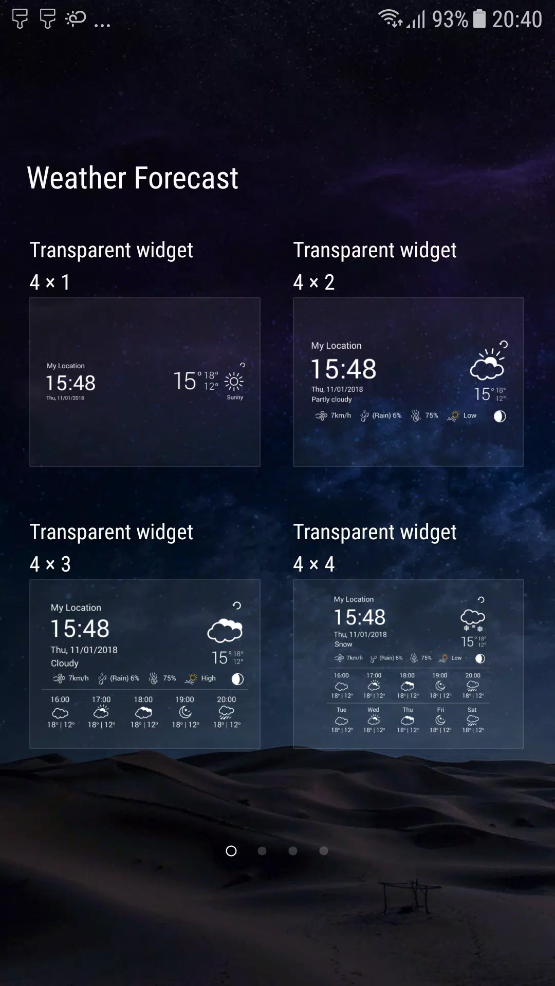 Weather Forecast Screenshot 4
