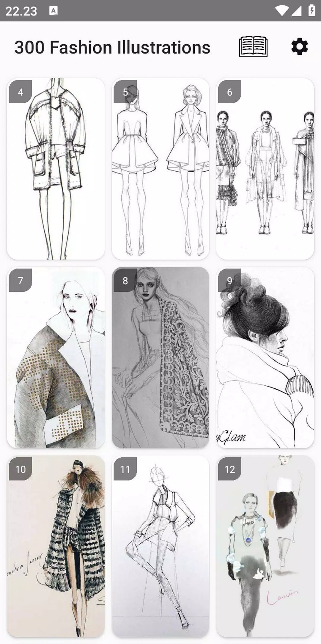 300 Fashion Illustrations Schermafbeelding 1