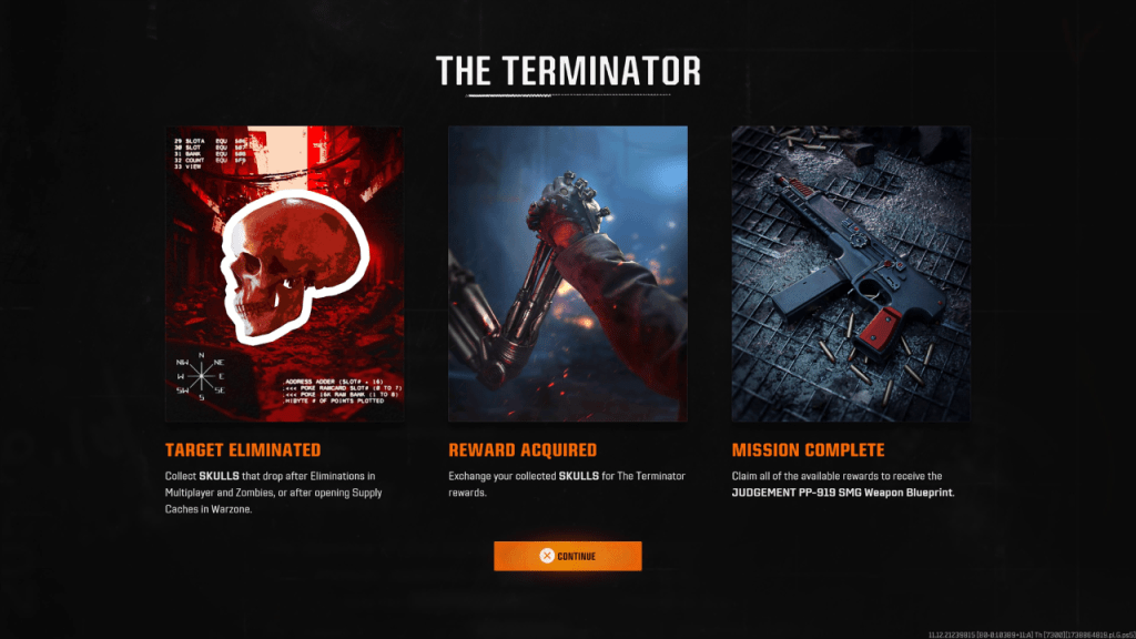 Evento do Terminator em Black Ops 6