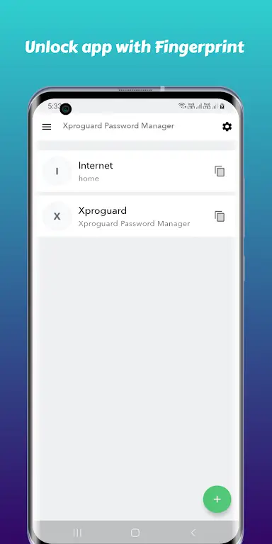 Xproguard Password Manager Capture d'écran 3