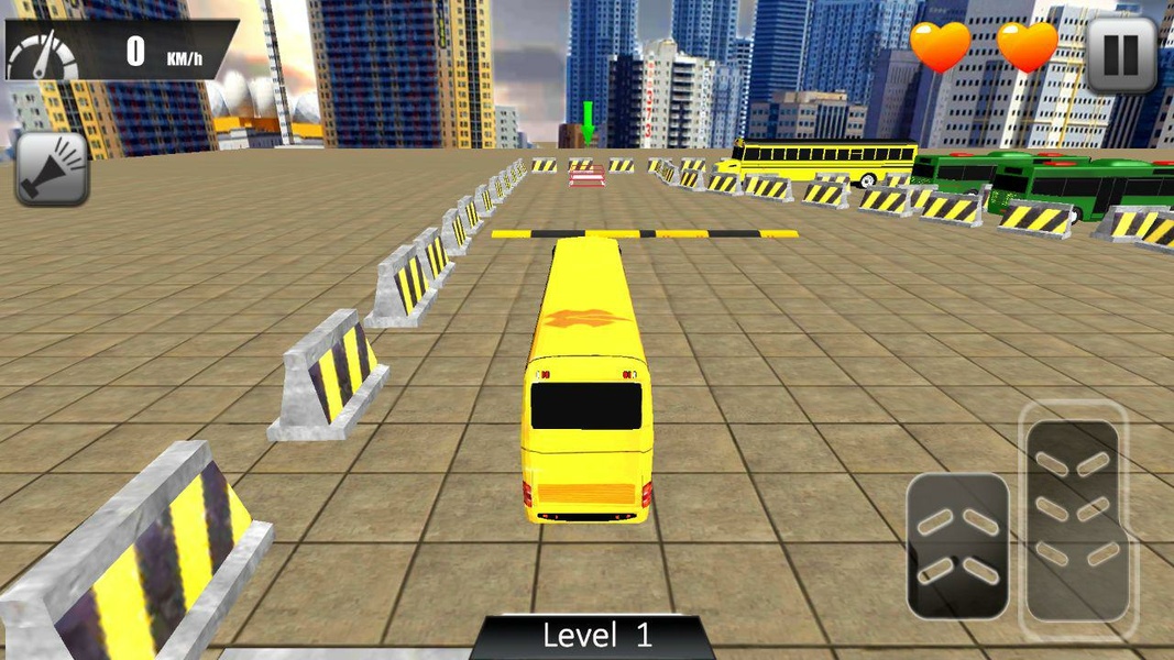 Modern Bus Drive Parking 3D Zrzut ekranu 1