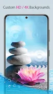 Water Drop Live Wallpaper Tangkapan skrin 4