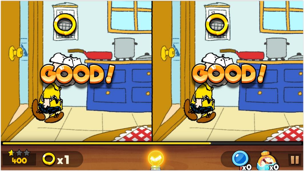 Snoopy Spot the Difference Screenshot 3