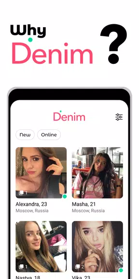 Denim - premium dating app Captura de tela 1