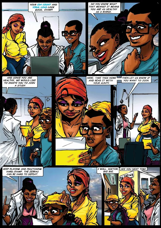 Botswana Baylor Comic Book Setswana Zrzut ekranu 3