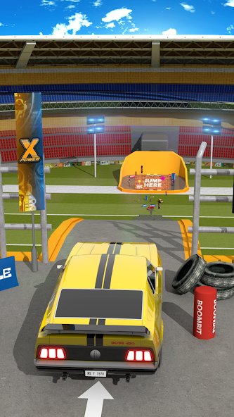 Ramp Car Jumping Mod Tangkapan skrin 1