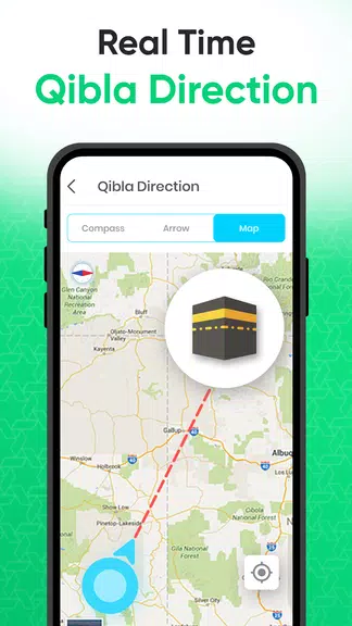 Qibla Direction: Qibla Compass Tangkapan skrin 3