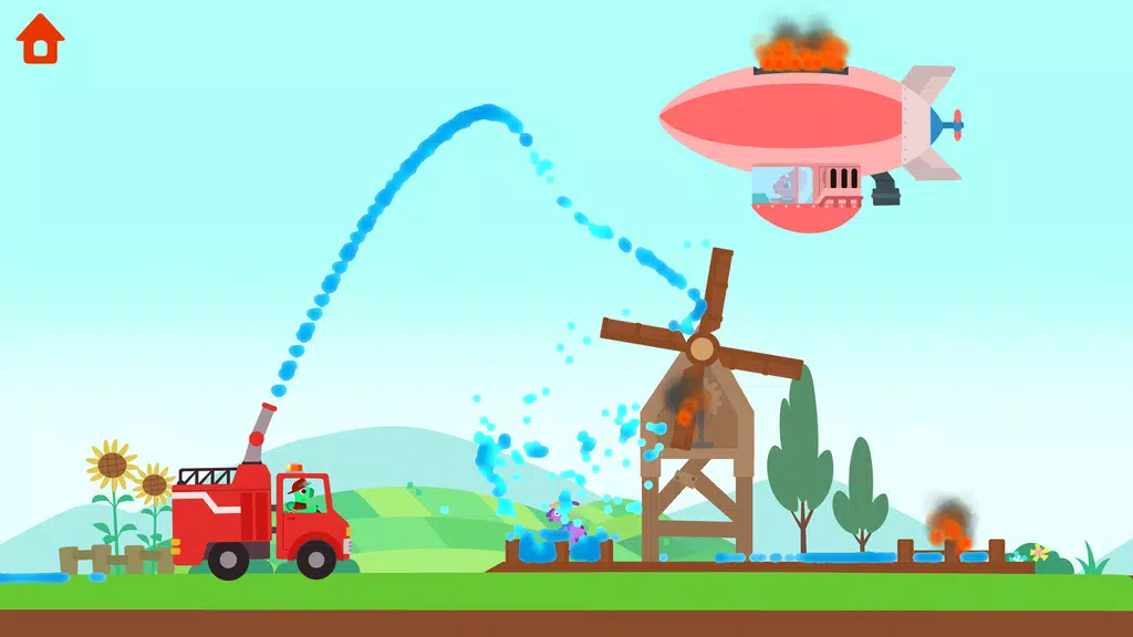 Дино Пожарный:Игра для детей Скриншот 4