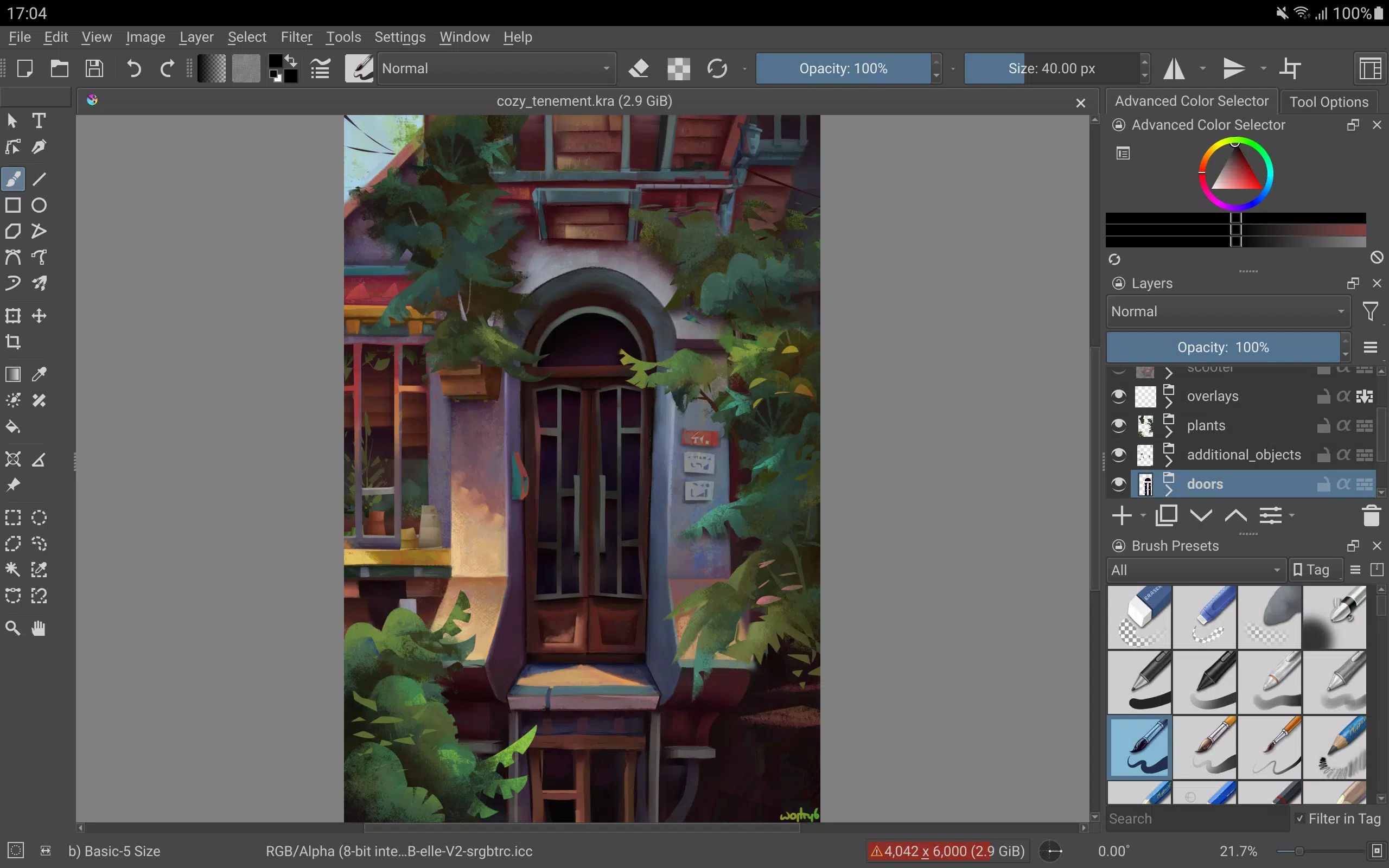 Krita Capture d'écran 1
