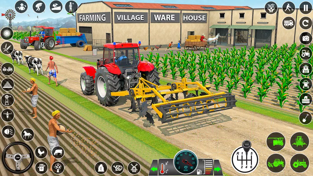 Farming Games: Tractor Driving স্ক্রিনশট 1