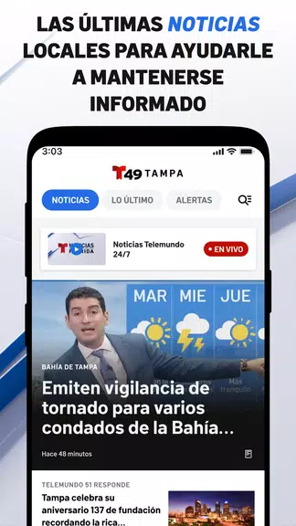 Telemundo 49: Tampa Noticias Screenshot 1