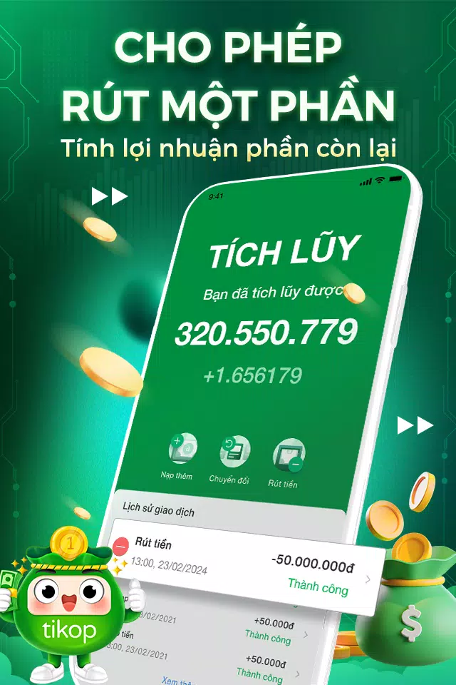 Tikop - Tích lũy và Đầu tư Captura de tela 3