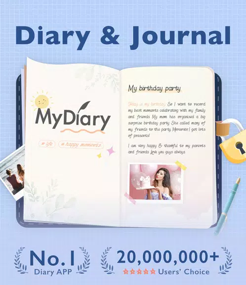 My Diary - Daily Diary Journal स्क्रीनशॉट 1