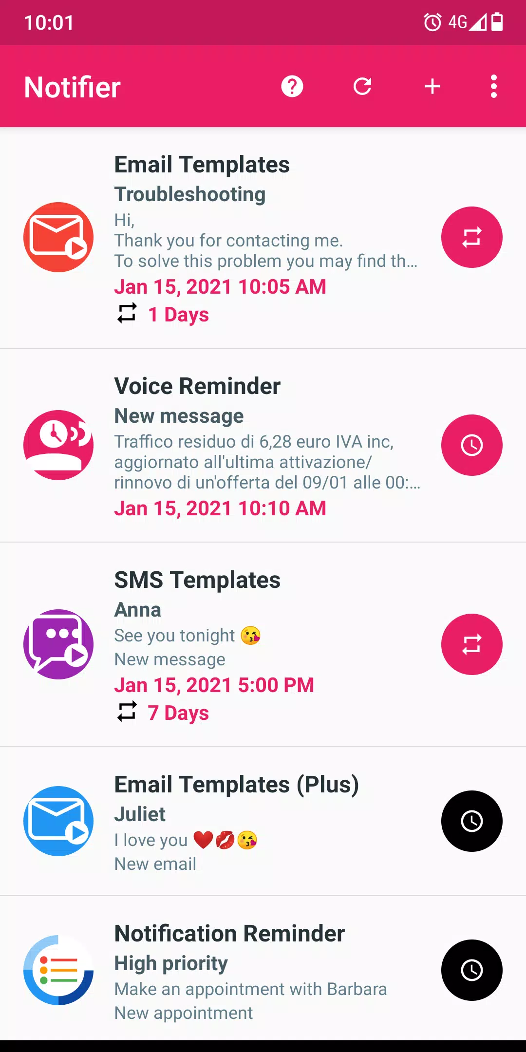 Fake Notifications Скриншот 1
