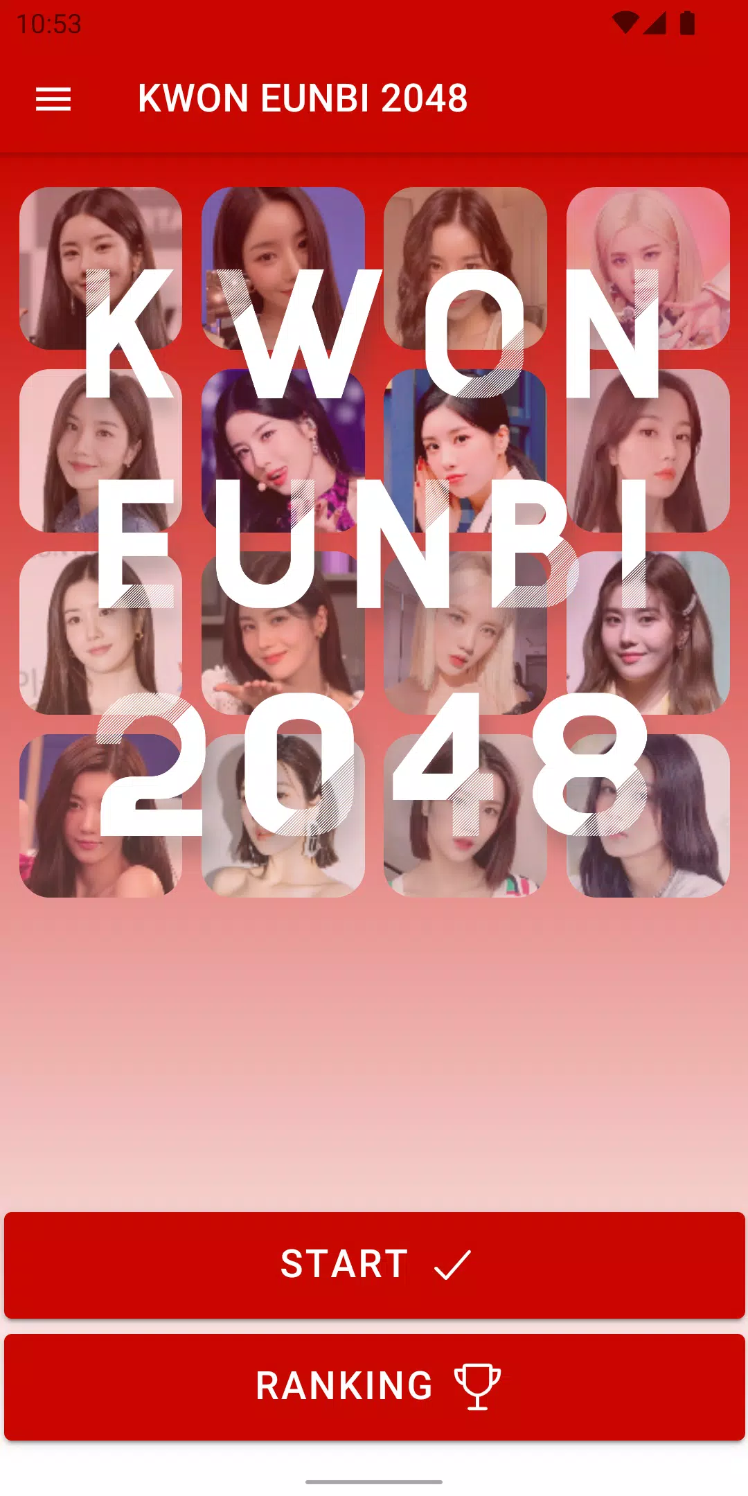 KWON EUNBI 2048 Game Captura de pantalla 1