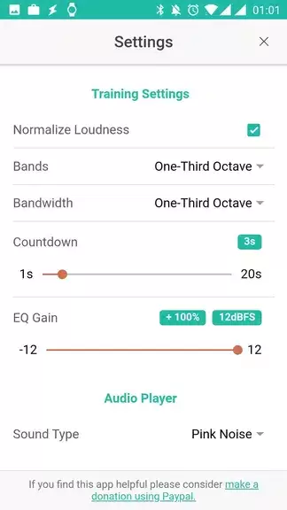 Audio Training EQ and Feedback ဖန်သားပြင်ဓာတ်ပုံ 2