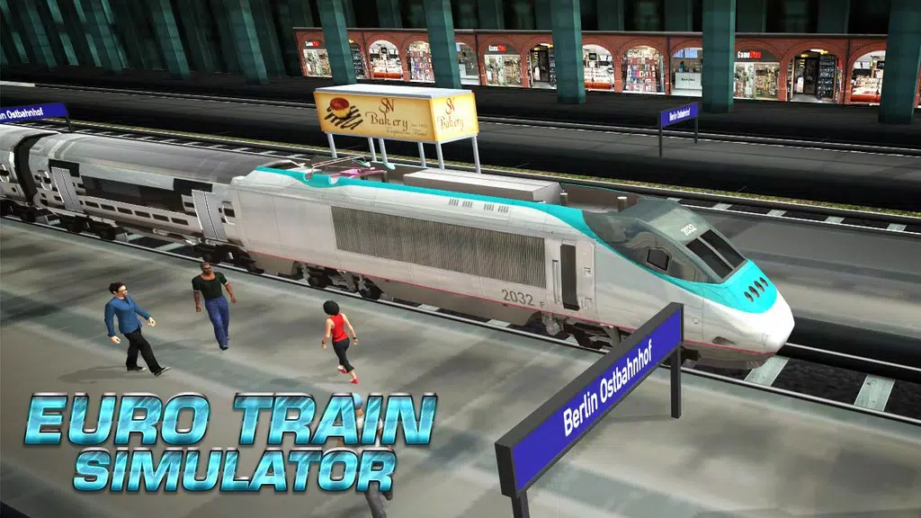 Euro Bullet Train Simulator Скриншот 1