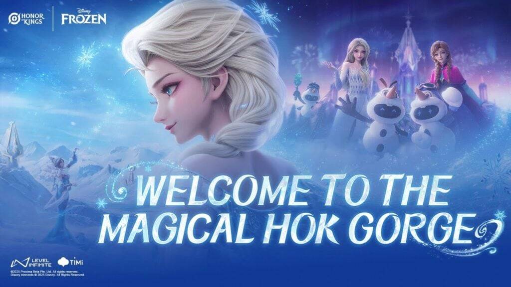 Frozen và Honor of Kings Unite: Khám phá Hẻm núi Hok đầy mê hoặc