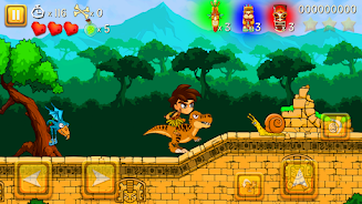 Super Warrior Dino Adventures Tangkapan skrin 3