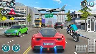 Real Driving School: Car Games Tangkapan skrin 4