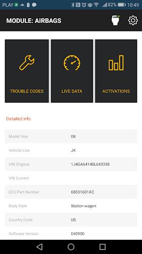 OBD JScan Zrzut ekranu 3