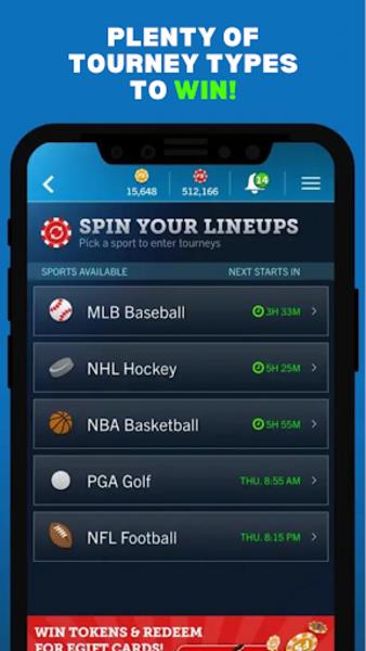 FantasySpin Screenshot 2