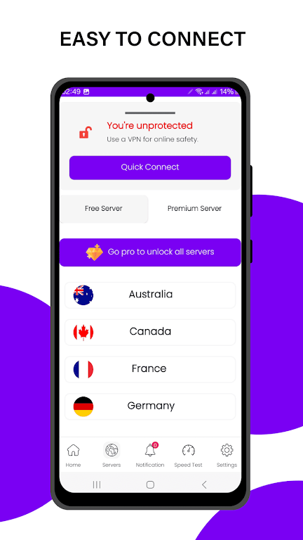 NetProtect VPN - Fast & Secure 스크린샷 2