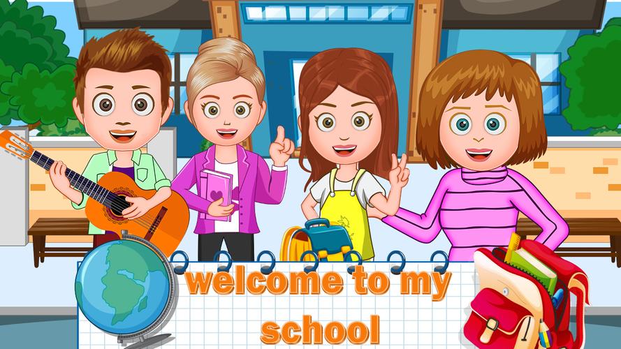 My Family Town : City School Screenshot 1