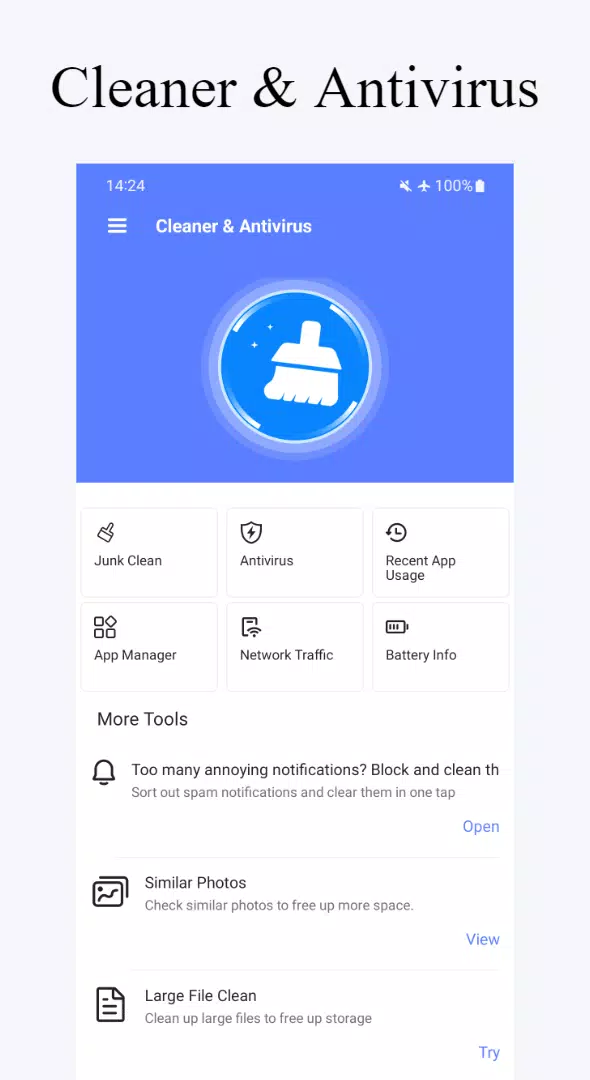 Cleaner & Antivirus 스크린샷 1