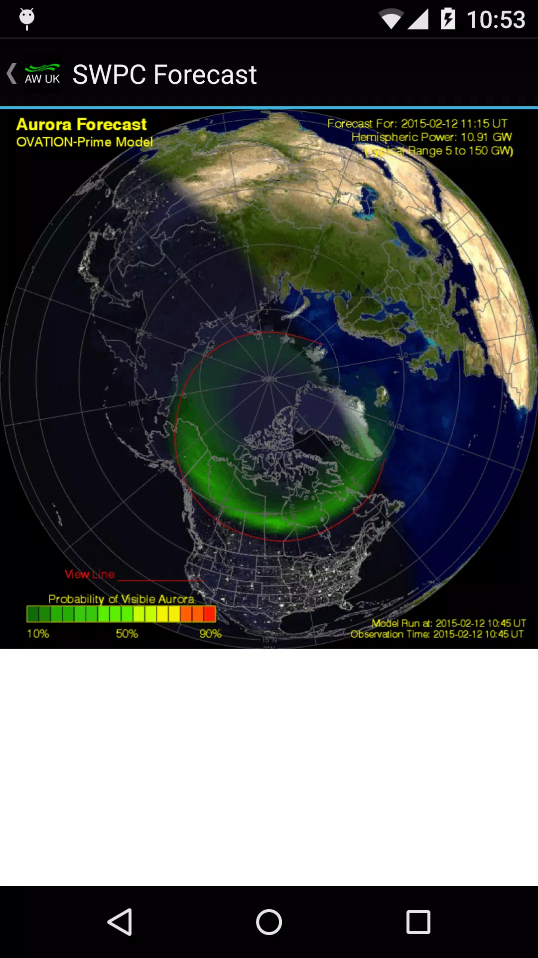 Aurora Watch (UK) スクリーンショット 4