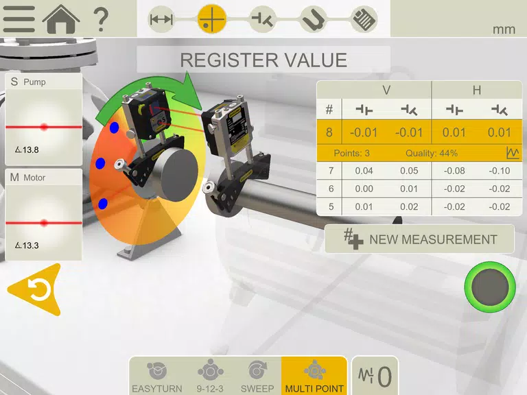 Easy-Laser XT Alignment Captura de tela 2