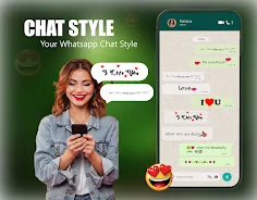 Chat Style - Fonts Keyboard स्क्रीनशॉट 1