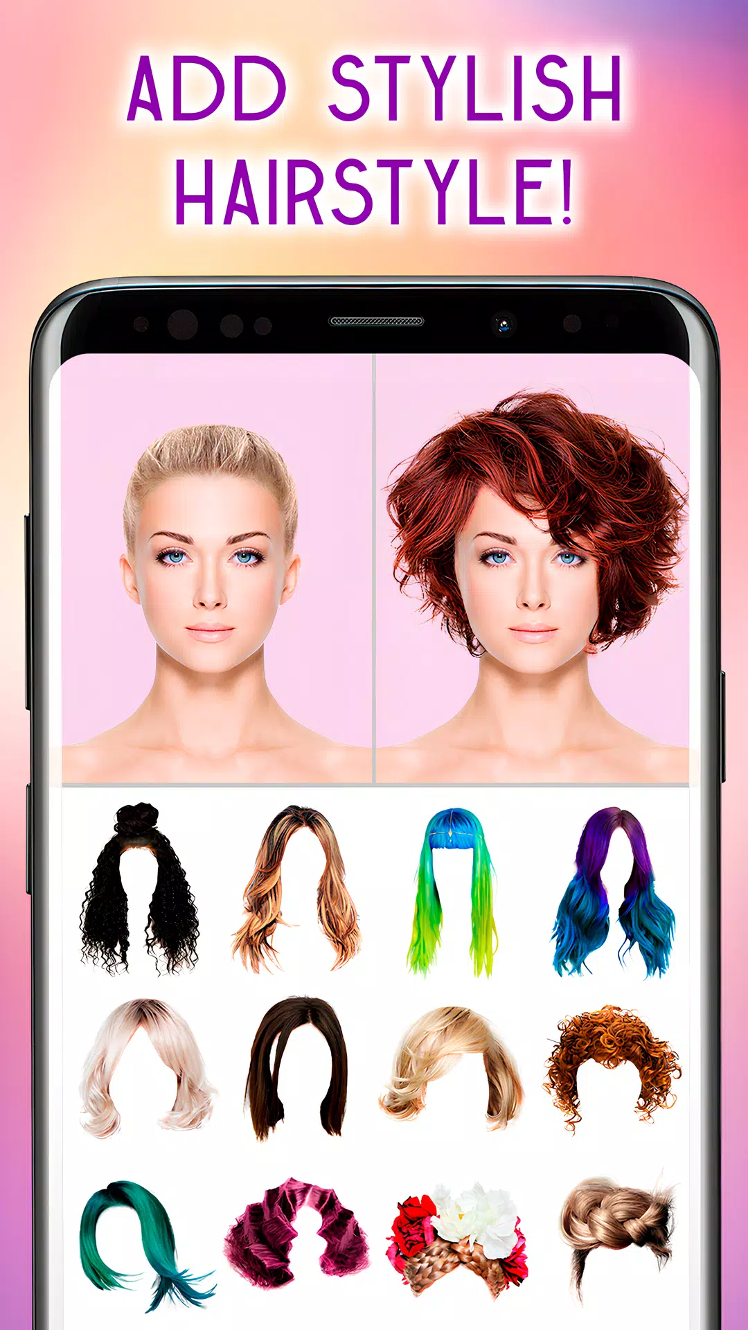 Hairstyles Photo Editor Schermafbeelding 3