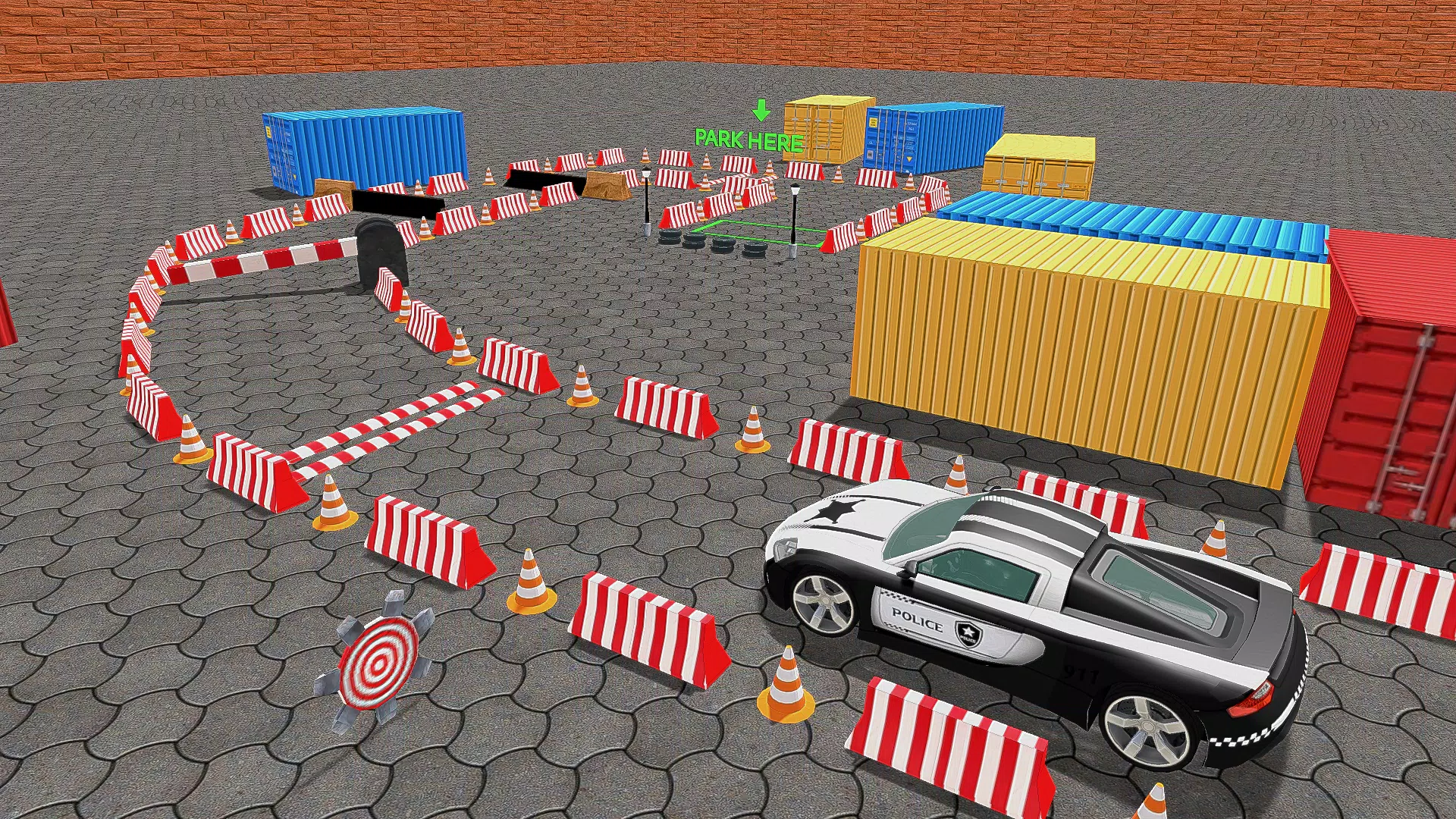 Police Car Parking Car Game 3D ภาพหน้าจอ 2