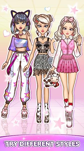 DIY Paper Doll Dress Up Mod 스크린샷 4