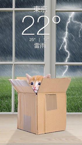 Weather Kitty - App & Widget Captura de pantalla 4