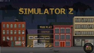 Zombie Simulator Z - Free Captura de tela 1