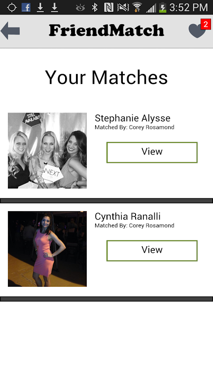 FriendMatch Capture d'écran 2