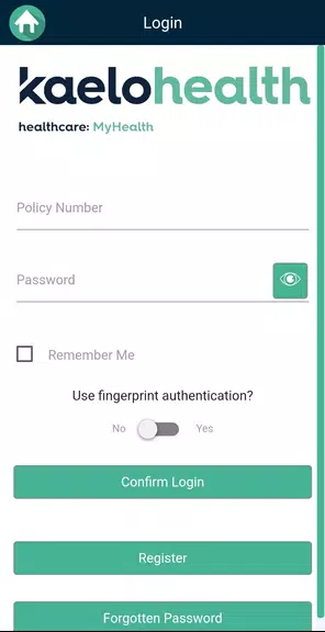 Kaelo MyHealth Screenshot 1