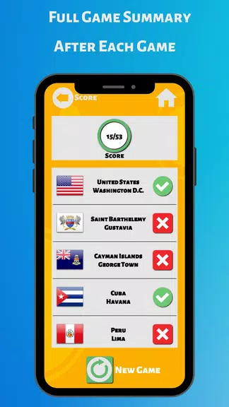 Capital Quiz - World Capitals Captura de pantalla 2