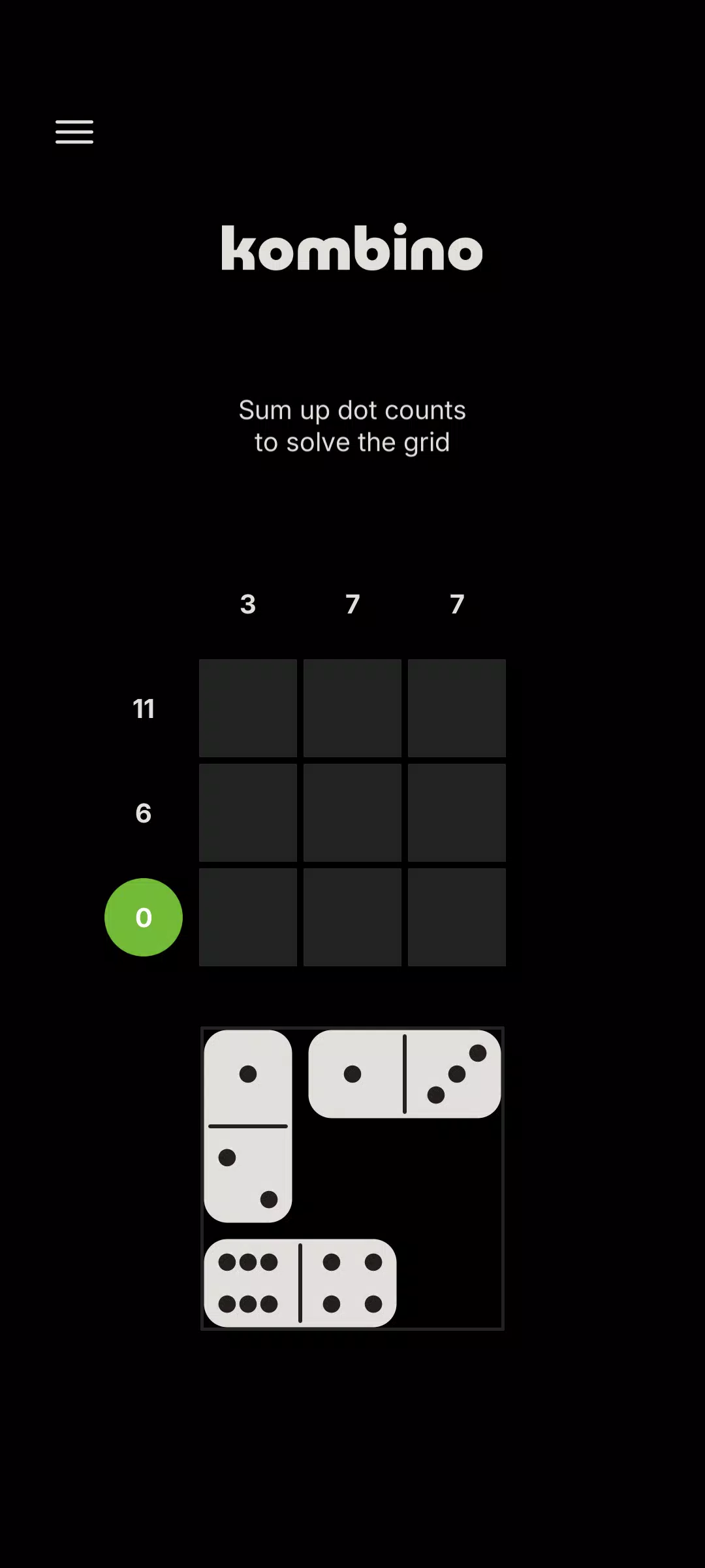 Schermata Kombino: Puzzle Dominoes 1