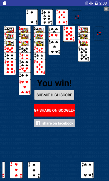 Solitaire 3.14 Screenshot 3